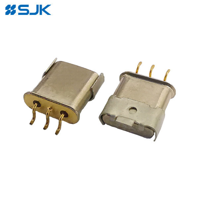 شراء SMD 3 دبوس فلتر الكريستال UM-1MJ دعم 21.7MHz إلى 45MHz للتقنية اللاسلكية online manufacture