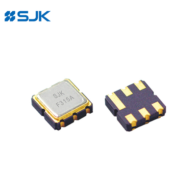 SMD DCC6C SAW Resonator 3 * 3mm للألكترونيات الآلية والتحكم عن بعد