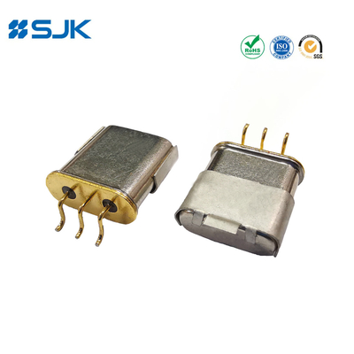 SMD نوع 3 دبوس 49TMJ فلتر الكريستال 10.7MHz فاصل القناة 12.5KHz 3dB ± 3.75KHz عرض النطاق الترددي